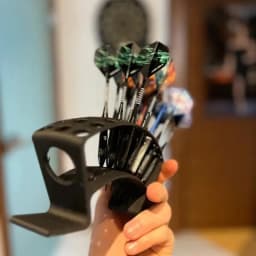 27 Slots Large Capacity Dart Stand Organizer 3D Printed Display Rack for Home Bar Themed Room Decoration Dart Enthusiasts Gift