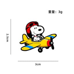 Cute cartoon dog badge Cartoon anime creative puppy metal brooch decoration cute alloy brooch anti slip button badge