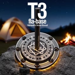 DOTWISE Camping Lantern Stand Detachable Aluminum Lantern Holder Outdoor Camping Light Stand for Goalzero 38 Explore Lamps Stand