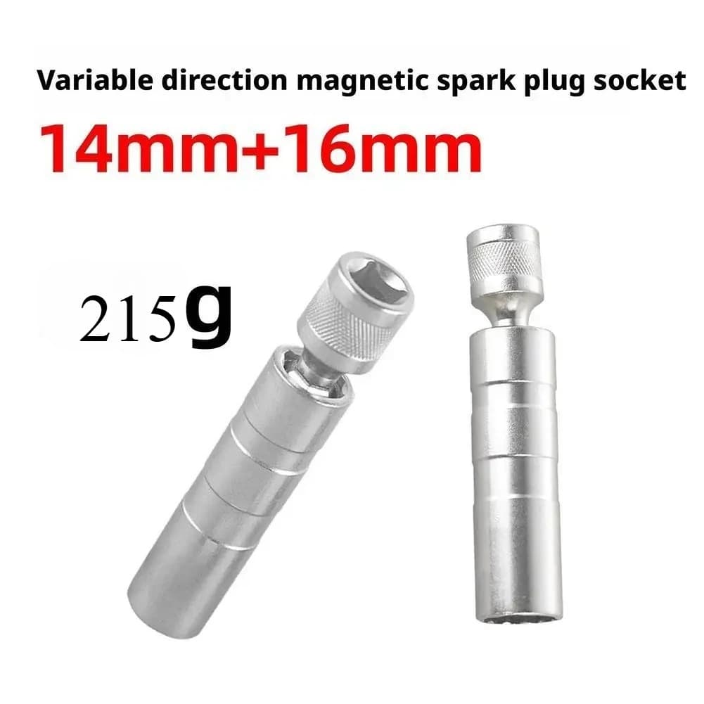 14mm 16mm Spark Plug Socket Wrench Adapter Auto Car Repair Nozzle Spark Plug Disassembly Repair Tool Accessories