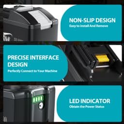 Replacement Battery For Makita 18V BL1830 8000mah Li-ion Compatible for Makita BL1815 BL1840 BL1850 BL1860 BL1890 Power Tool Battery