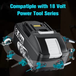 Replacement Battery For Makita 18V BL1830 8000mah Li-ion Compatible for Makita BL1815 BL1840 BL1850 BL1860 BL1890 Power Tool Battery