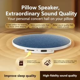 Pillow Side Sleep Aid Speaker Ultrasonic Sleep Aid High Dynamic Sound Quality Under Pillow Butterfly Bluetooth Speaker 2026 New