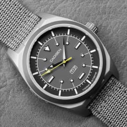 CADISEN TI-7 Autodyne Titanium Steel Automatic Mechanical Canvas Wristwatch MIYOTA 8215 Luminous Sapphire Waterproof Man Watches