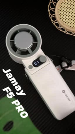 Portable Handheld Turbo Fan 199Gear Strong Wind Speed LED Digital Display 135°Foldable Outdoor 3-in-1 Handheld Fan 6000mAh F5PRO
