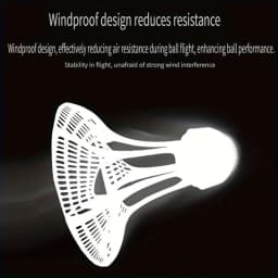 10pcs Wind-Resistant Badminton-Perfect For Outdoor Badminton Practice And Sports-Suitable For Badminton Enthusiasts And Athletes