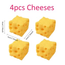 Squishy Cheese Cube Squeeze Toys Soft Butter Cheese Fidget Toy Slow Rebound Push Stress Relief Sensory Toy Christmas Present