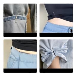 4/10PCS Jeans Skirts Detachable Buckle Accessories Adjustable Sleeve Clip For Pants Waist Tightening Sleeve Reduction Clip