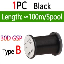 10D 20D 30D 50D 100D 75D 140D 200D GSP Fly Tying Polyethylene Floss Thread High Tensile Tying Line for Dry Wet Pike Streamer Fly