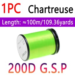 10D 20D 30D 50D 100D 75D 140D 200D GSP Fly Tying Polyethylene Floss Thread High Tensile Tying Line for Dry Wet Pike Streamer Fly
