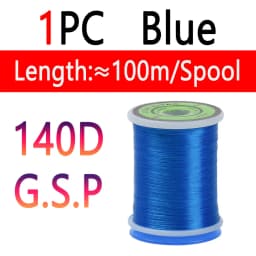 10D 20D 30D 50D 100D 75D 140D 200D GSP Fly Tying Polyethylene Floss Thread High Tensile Tying Line for Dry Wet Pike Streamer Fly