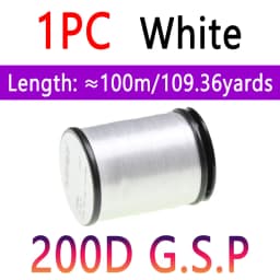 10D 20D 30D 50D 100D 75D 140D 200D GSP Fly Tying Polyethylene Floss Thread High Tensile Tying Line for Dry Wet Pike Streamer Fly