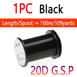 10D 20D 30D 50D 100D 75D 140D 200D GSP Fly Tying Polyethylene Floss Thread High Tensile Tying Line for Dry Wet Pike Streamer Fly