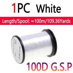 10D 20D 30D 50D 100D 75D 140D 200D GSP Fly Tying Polyethylene Floss Thread High Tensile Tying Line for Dry Wet Pike Streamer Fly