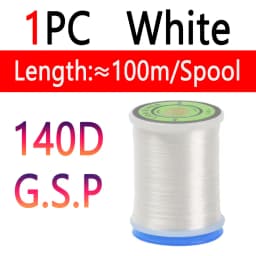 10D 20D 30D 50D 100D 75D 140D 200D GSP Fly Tying Polyethylene Floss Thread High Tensile Tying Line for Dry Wet Pike Streamer Fly