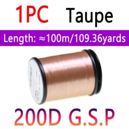 10D 20D 30D 50D 100D 75D 140D 200D GSP Fly Tying Polyethylene Floss Thread High Tensile Tying Line for Dry Wet Pike Streamer Fly