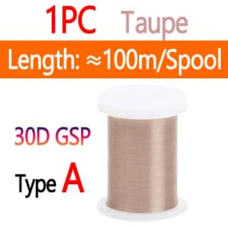 10D 20D 30D 50D 100D 75D 140D 200D GSP Fly Tying Polyethylene Floss Thread High Tensile Tying Line for Dry Wet Pike Streamer Fly