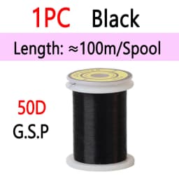 10D 20D 30D 50D 100D 75D 140D 200D GSP Fly Tying Polyethylene Floss Thread High Tensile Tying Line for Dry Wet Pike Streamer Fly
