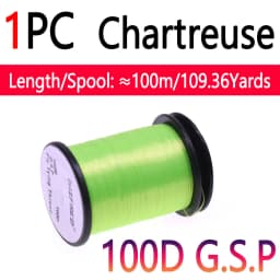 10D 20D 30D 50D 100D 75D 140D 200D GSP Fly Tying Polyethylene Floss Thread High Tensile Tying Line for Dry Wet Pike Streamer Fly