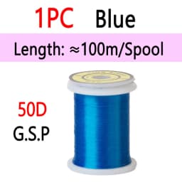10D 20D 30D 50D 100D 75D 140D 200D GSP Fly Tying Polyethylene Floss Thread High Tensile Tying Line for Dry Wet Pike Streamer Fly