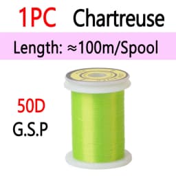 10D 20D 30D 50D 100D 75D 140D 200D GSP Fly Tying Polyethylene Floss Thread High Tensile Tying Line for Dry Wet Pike Streamer Fly