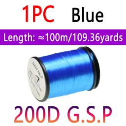 10D 20D 30D 50D 100D 75D 140D 200D GSP Fly Tying Polyethylene Floss Thread High Tensile Tying Line for Dry Wet Pike Streamer Fly