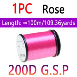 10D 20D 30D 50D 100D 75D 140D 200D GSP Fly Tying Polyethylene Floss Thread High Tensile Tying Line for Dry Wet Pike Streamer Fly