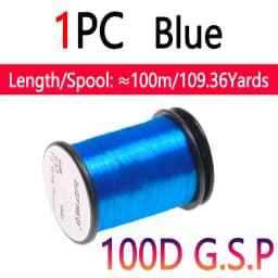 10D 20D 30D 50D 100D 75D 140D 200D GSP Fly Tying Polyethylene Floss Thread High Tensile Tying Line for Dry Wet Pike Streamer Fly