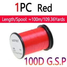 10D 20D 30D 50D 100D 75D 140D 200D GSP Fly Tying Polyethylene Floss Thread High Tensile Tying Line for Dry Wet Pike Streamer Fly