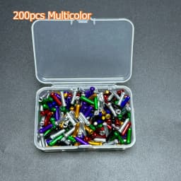 30-500pcs Bicycle Cable End Caps Aluminum Alloy Bike Brake Shifter Cable Tips Wire End Cap Multiple Colors Bike Line Core Caps