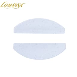 Lomansa 2Pcs Korean Lash Lift Shields Flat Lash Lift Silicone Pads For Perming Lotion No.1 Eyelash Softening Shields Makeup Tool