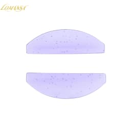 Lomansa 2Pcs Korean Lash Lift Shields Flat Lash Lift Silicone Pads For Perming Lotion No.1 Eyelash Softening Shields Makeup Tool