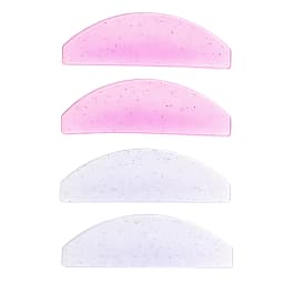 Lomansa 2Pcs Korean Lash Lift Shields Flat Lash Lift Silicone Pads For Perming Lotion No.1 Eyelash Softening Shields Makeup Tool