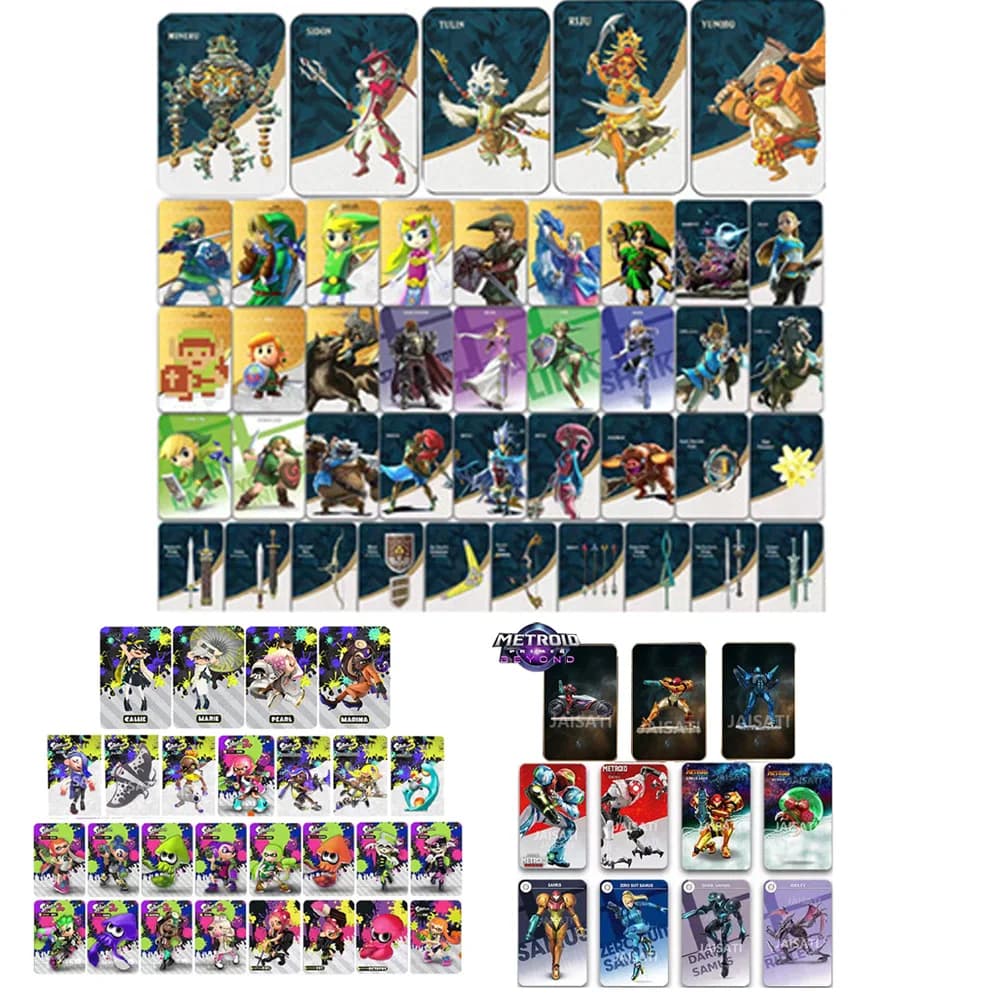 NEW MINERU TULIN YUNOBO SIDON RIJU Link Princess Tears of the Kingdom nfc cards for switch
