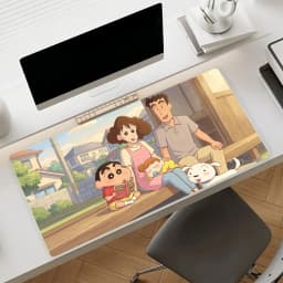 Cra S-Shin chan-S Cute Mouse Pad Non-slip Rubber Gamer Balance Computer Mat Decoracion Deskmat Laptop Office Large