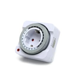 24 Hours Mechanical Timer Smart Countdown Auto Power-off Socket EU Plug For Indoor Use