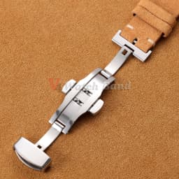 Vintage Suede Cowhide Watch Strap for Omega for Seiko 14/16/18/19/20/21/22mm Butterfly Buckle Bracelet Men Women Sport Wristband
