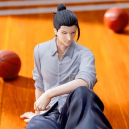 2Kinds Jujutsu Kaisen Anime Satoru Gojo & Geto Suguru Yumemirize Sitting Posture Action Figure Genuine Model Figurine Toy