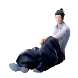 2Kinds Jujutsu Kaisen Anime Satoru Gojo & Geto Suguru Yumemirize Sitting Posture Action Figure Genuine Model Figurine Toy