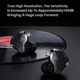 GK KUNTEN In-ear Headphones Innovative Kun Driver Heavy Bass HIFI Metal Sports Detachable 2PIN Compatible With KZ Zenith EDX PRO
