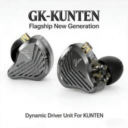 GK KUNTEN In-ear Headphones Innovative Kun Driver Heavy Bass HIFI Metal Sports Detachable 2PIN Compatible With KZ Zenith EDX PRO