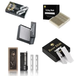 15/100pcs Box Professional Stainless Steel Razor Blade Manual Shaver Double And Single-Sided Blade Men Shaving Replacement Blade