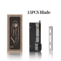 15/100pcs Box Professional Stainless Steel Razor Blade Manual Shaver Double And Single-Sided Blade Men Shaving Replacement Blade