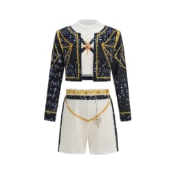 2026 Girl Cosplay Pop Singer Fashion Spring Summer Clothes Stage Performance Dress Up Uniform Children Show Party Costumes
