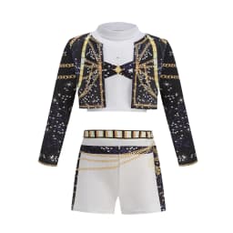 2026 Girl Cosplay Pop Singer Fashion Spring Summer Clothes Stage Performance Dress Up Uniform Children Show Party Costumes