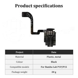 For Bambu Lab X1 X1C P1P P1S A1 A1mini Extruder Filament Sensor Replacement Parts for 3D Printer Accessories