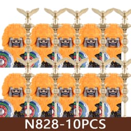 Medieval Castle Soldier Figures Building Blocks Military Army Knight Roman Warrior Infantry Militia Orc Accessories Bricks Toys