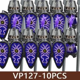 Medieval Castle Soldier Figures Building Blocks Military Army Knight Roman Warrior Infantry Militia Orc Accessories Bricks Toys