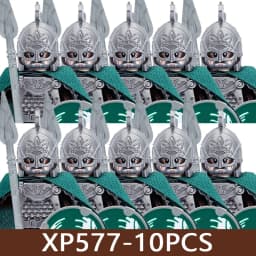 Medieval Castle Soldier Figures Building Blocks Military Army Knight Roman Warrior Infantry Militia Orc Accessories Bricks Toys