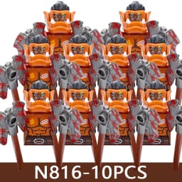 Medieval Castle Soldier Figures Building Blocks Military Army Knight Roman Warrior Infantry Militia Orc Accessories Bricks Toys